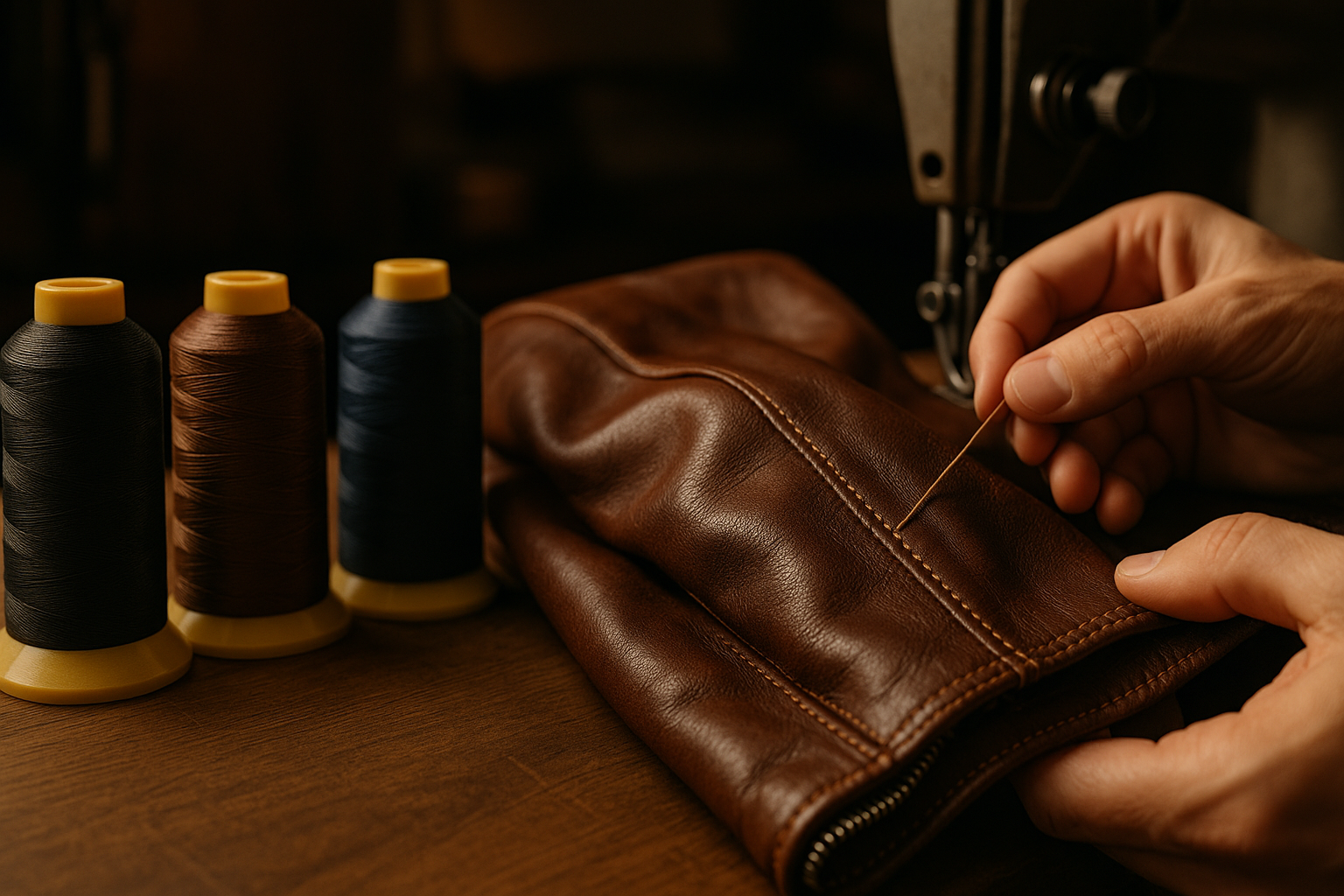 Choosing the Best Thread for Leather Jacket Sewing